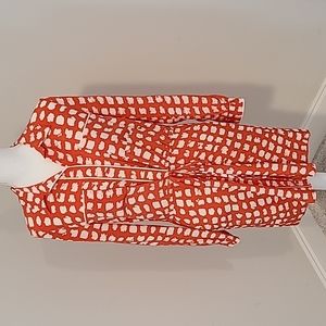 The Letter Trimmed Pocket Silk Dress